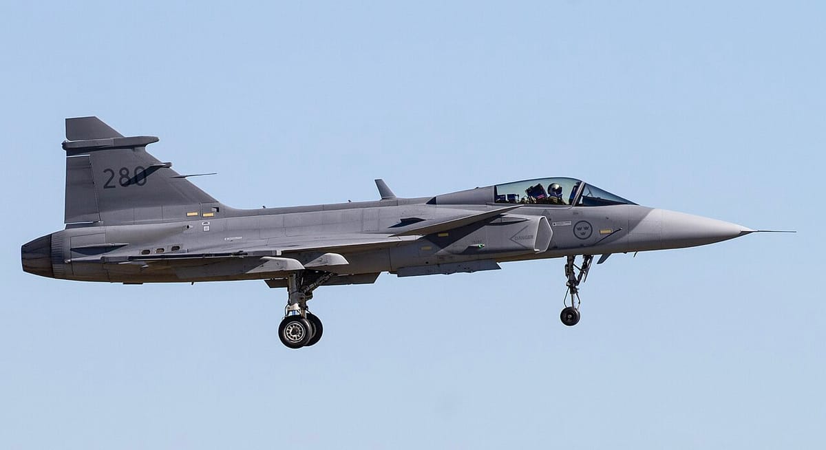 A Marinha Grande Factory Now Machines Titanium Flaps for Saab's Gripen Fighters as Portugal Grows a Small Aerospace Niche