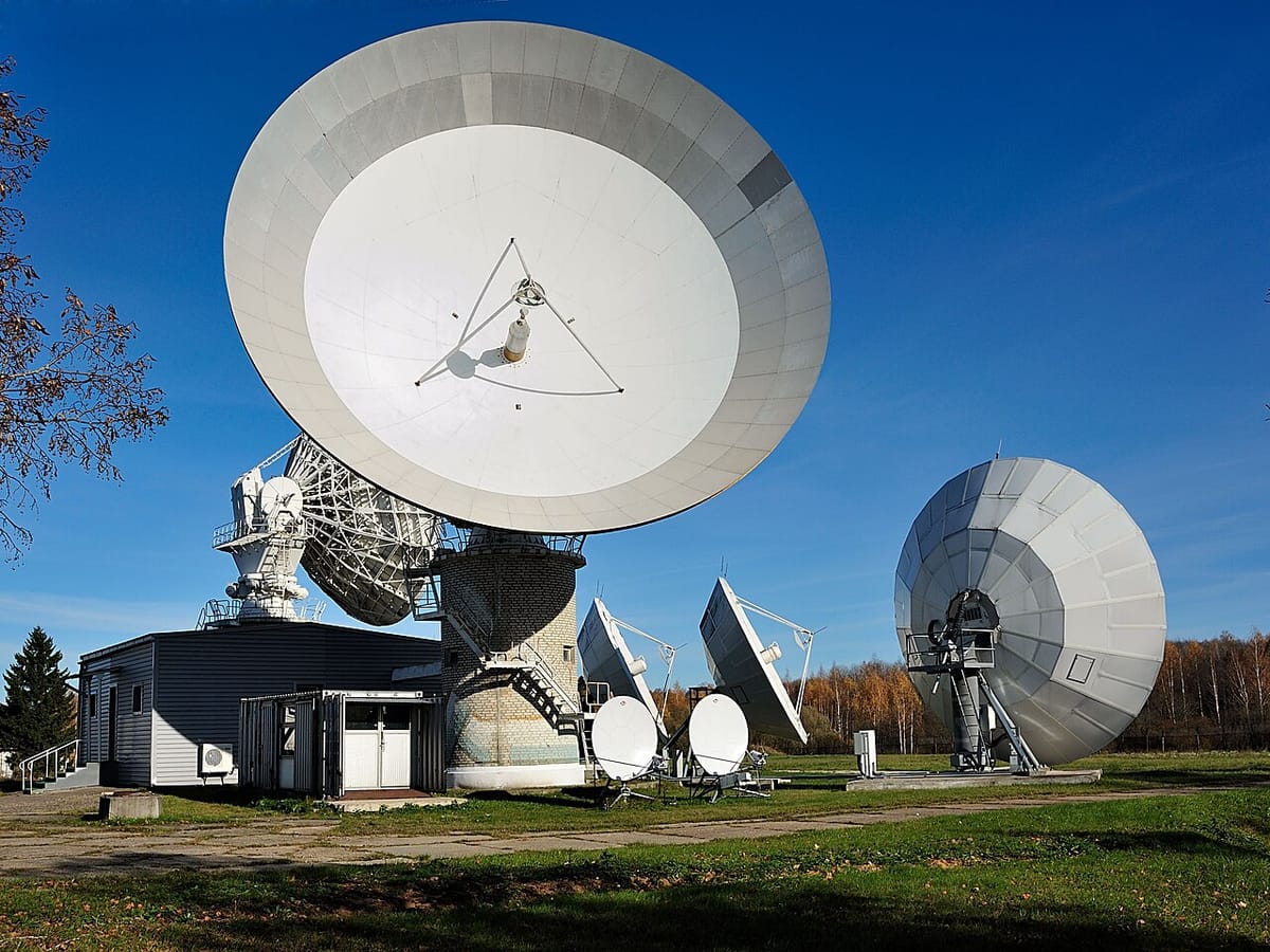 A Sintra Antenna Farm and Its 'Metal Sunflowers' Chase a Role in Europe's IRIS² Satellite Network