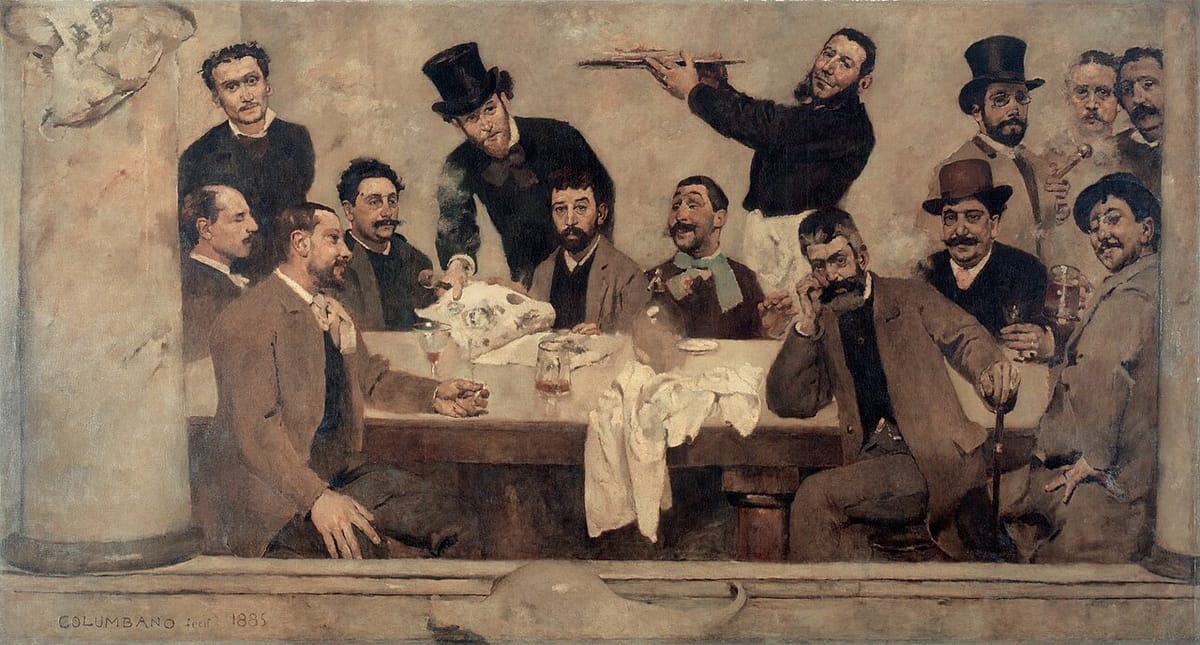 Two Painted Pilasters Stood in a Caramulo Garage for Seventy Years. Specialists Say the Painter Was Columbano.