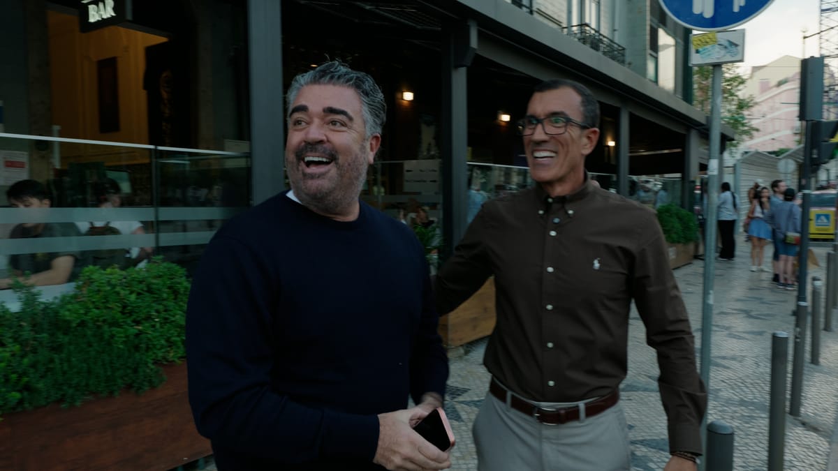 Marcello Valle and Billy Nash at Cervejaria Ramiro