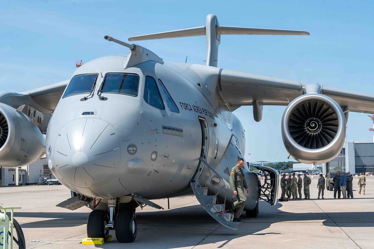 Portugal Will Buy Three KC-390 Aircraft From Embraer on Greece's Behalf, in a 590 Million Euro Deal Paid for by Athens