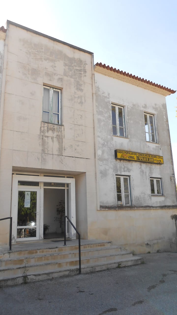 The building of Radio Popular do Concelho de Soure, a local radio station in central Portugal