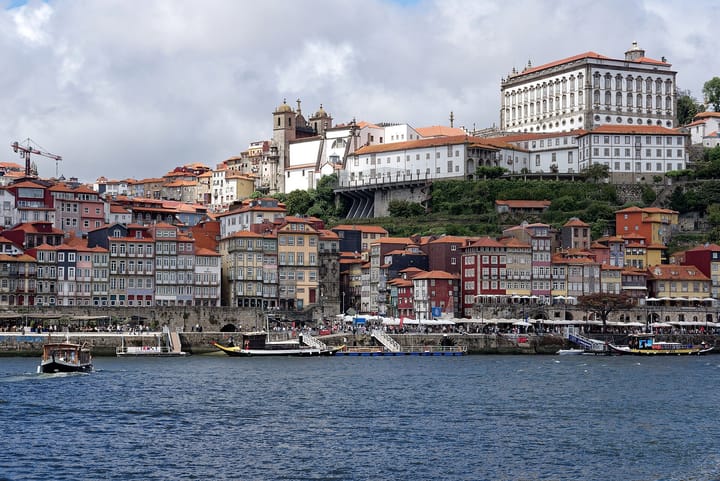 A panoramic view of the city of Porto, Portugal